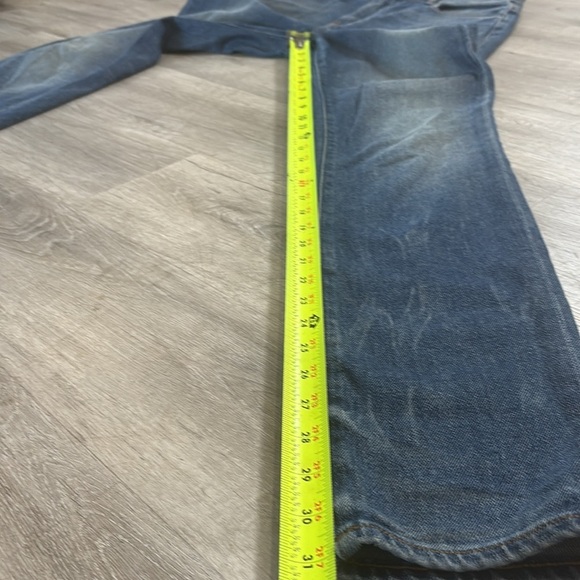 Alexander Wang Denim X Wang Mid Rise Straight Leg Blue Denim Jeans 30 - Picture 6 of 10